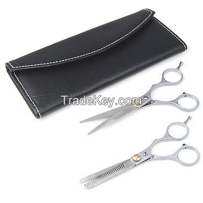 hair care scissors set with case barber scissors and thinning scissors