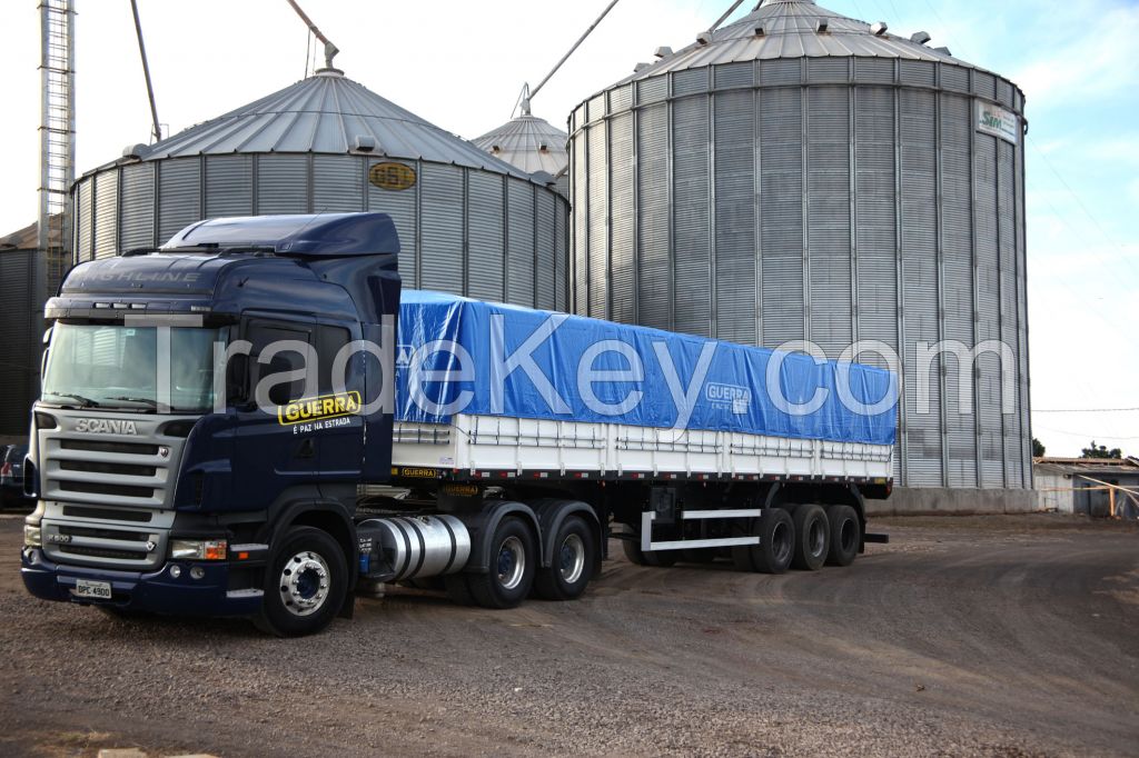 Grain trailer truck 3 exels