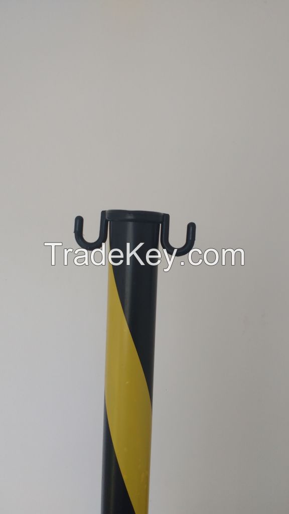 Stanchion, Safety Yellow &amp; Black