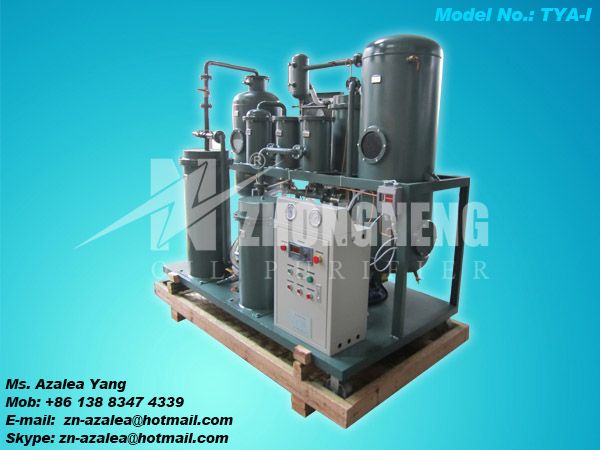 Series TYA-I Phosphate Ester Fire-resistant Hydraulic Oil Purifier