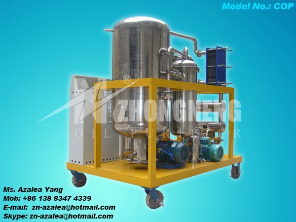 COP Vacuum Used Cooking Oil Purifier