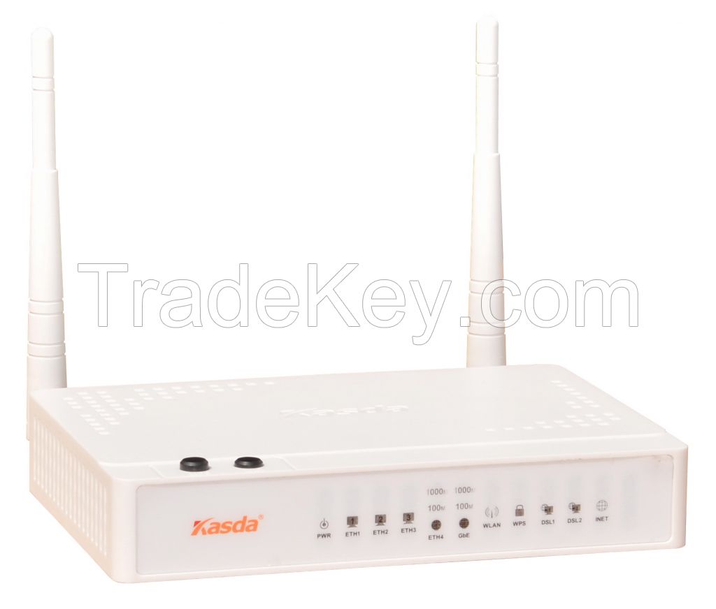 bonded vdsl wireless modem router