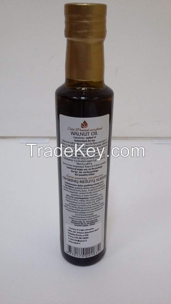 Walnut oil, cold pressed