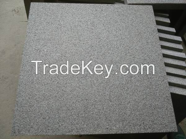 Flamed G654 Dark Grey Granite Tile Good Price