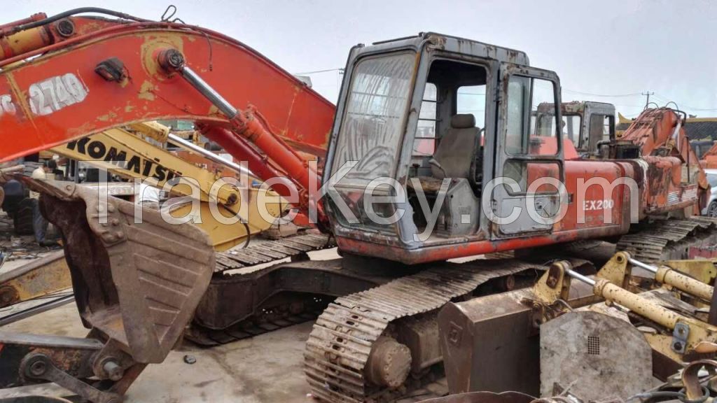 Used Japanese Excavators For Sale, Hitachi EX200-1 Crawler Excavator/Digger, Secondhand Cheap Hydraulic Digger
