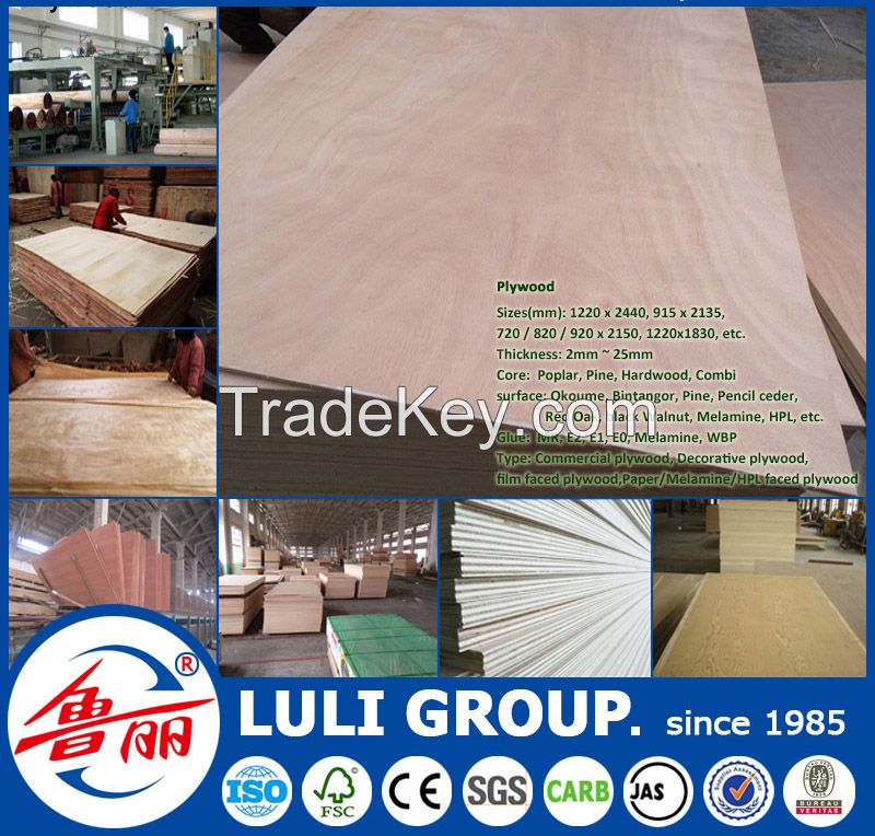 hot sale 2.5mm - 18mm cheap Plywood prices from China factory