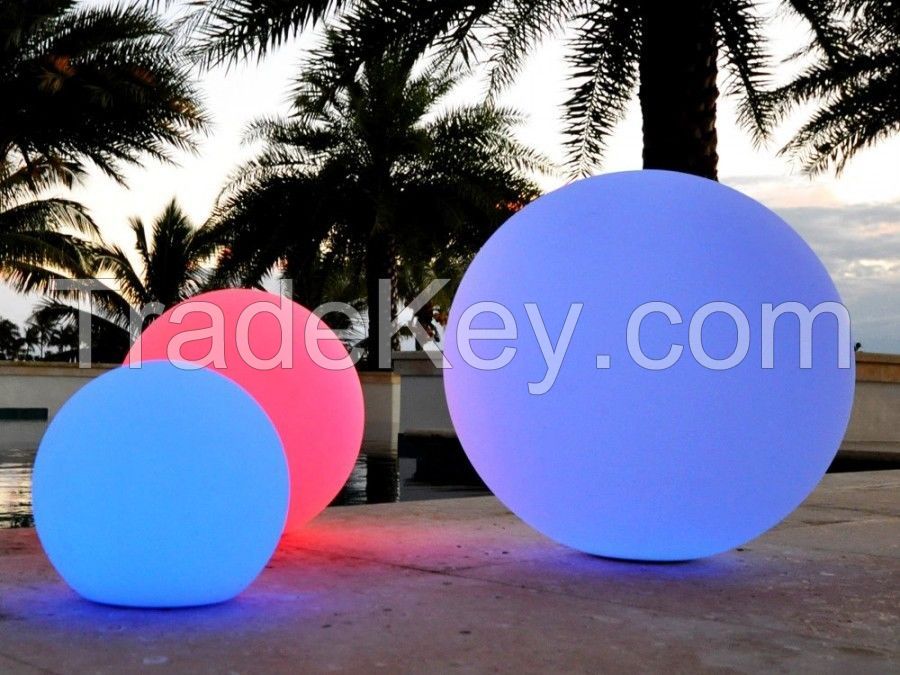 outdoor Garden swimming pool waterproof led ball light 20cm