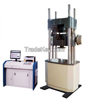 WAW computer servo control hydraulic universal testing machine