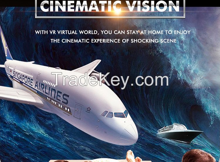 Vr Box Virtual Reality Glass Case, Virtual 3d Movie Box , Vr Case , Portable 3d Cinema