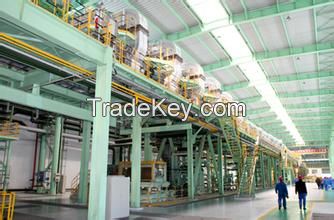 Hot dipped galvanized plate production line