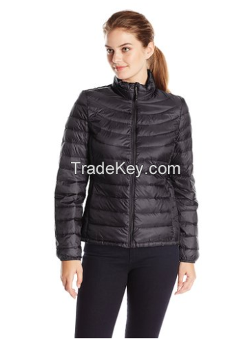 Women's Wavy Quilt Packable Down Jacket