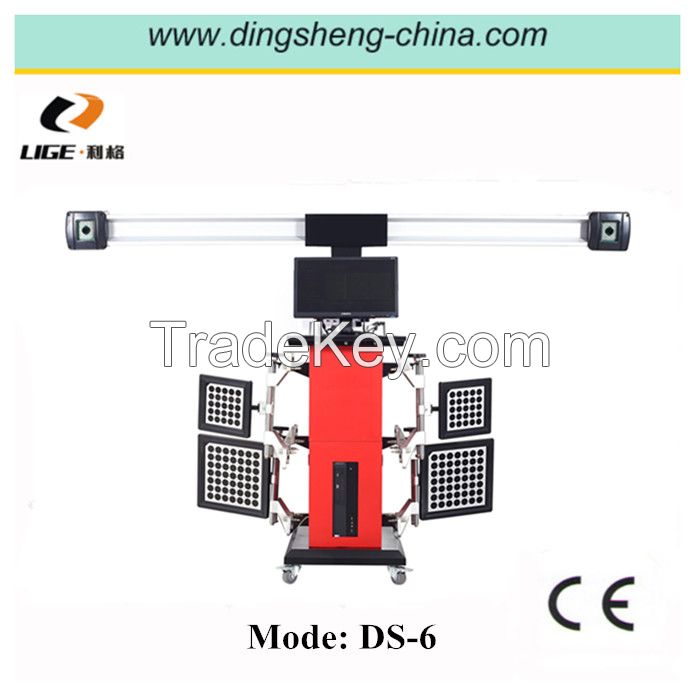 Diagnostic 3D wheel alignment machine for cars