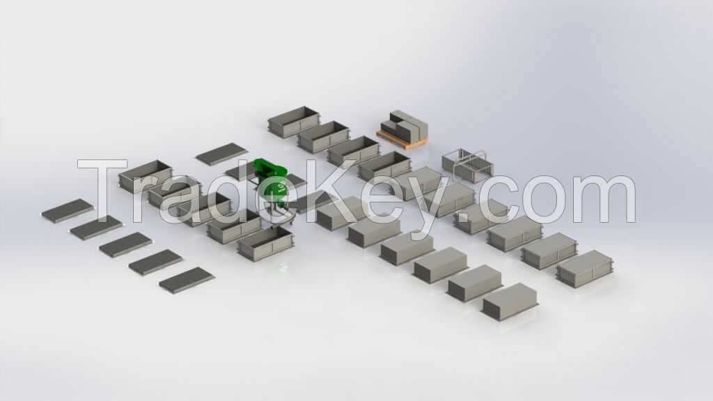 Aerated Concrete Production Line NS-15MU