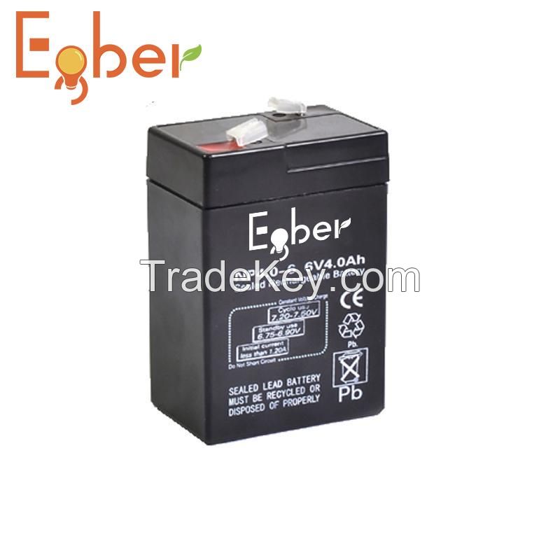 6V4AH sealed lead acid battery