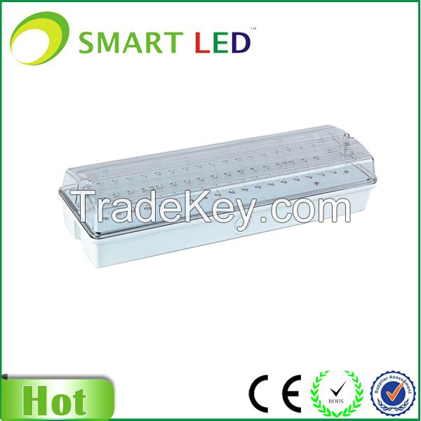IP65 8W SMD3528 Maintained & Non-mainatined Emergency Exit Sign bulkhead