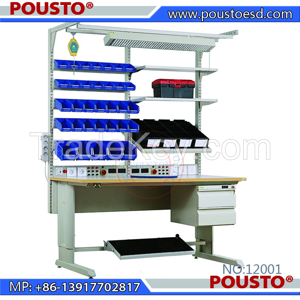 ESD electronic workbench/worktable with functional configuration, fact