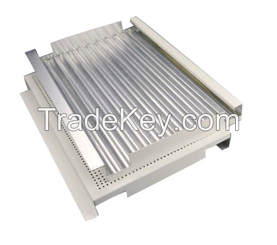 Aluminum Corrugated Panel With PVDF/PE/Powder Coating