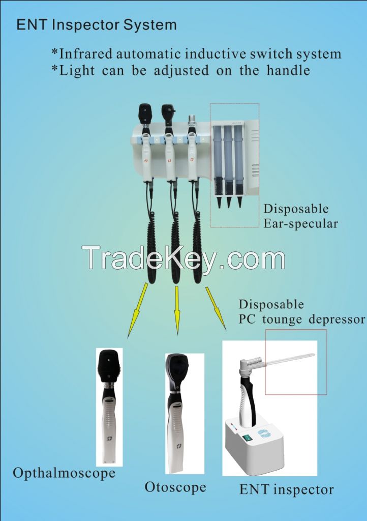 New Patent Medical Equipment Multi-function ENT Wall Mounted Diagnosis System