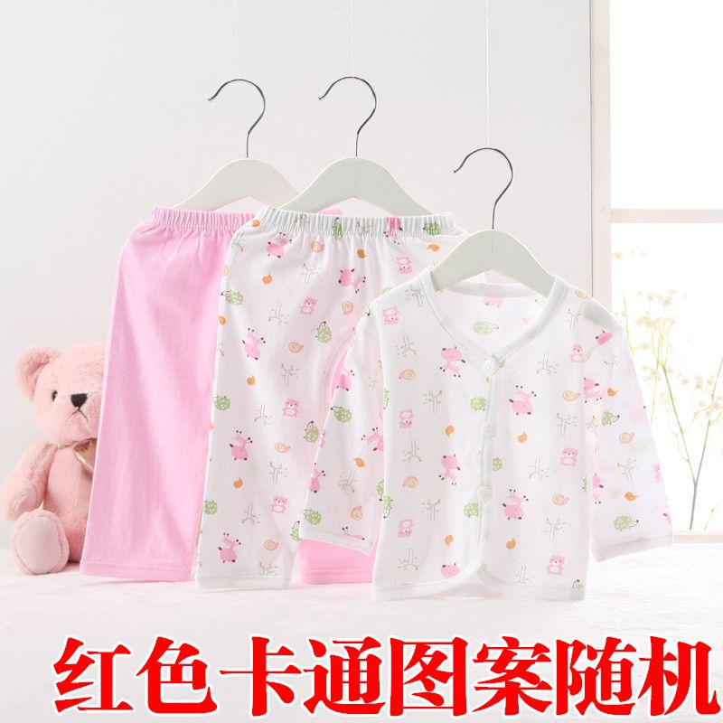 Newborn infant three-piece underwear suits pure cotton clothes