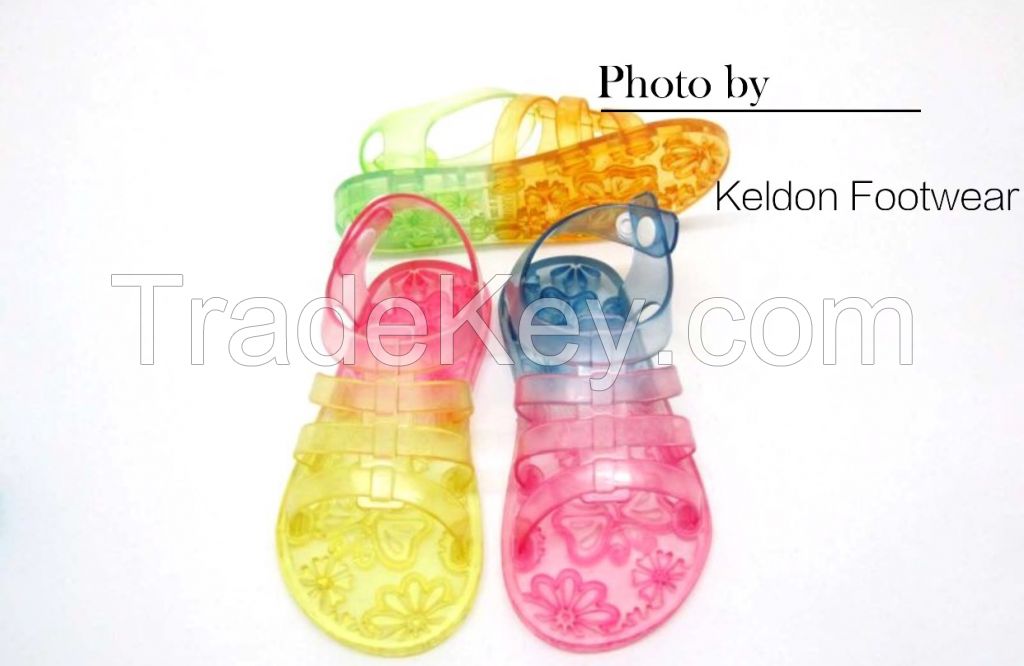 fashion pvc jelly kids shoe