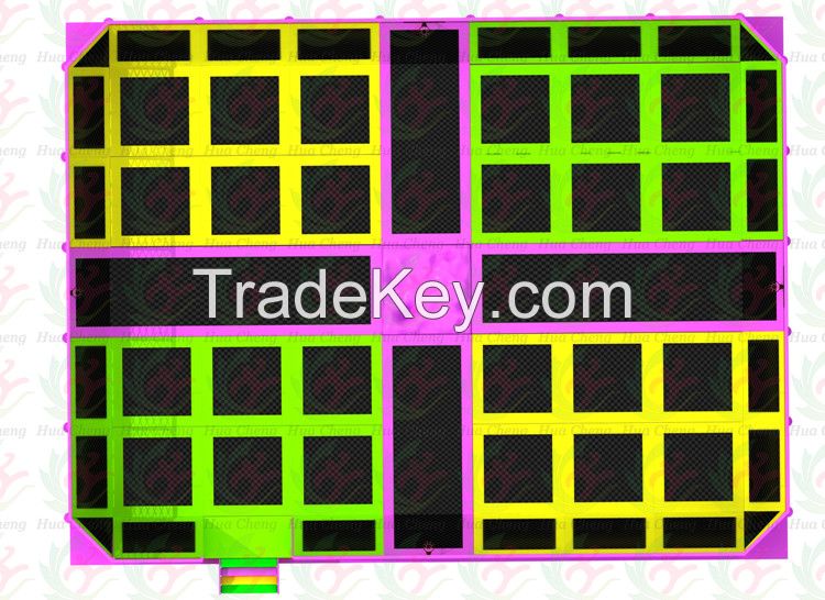 mini rectangle trampoline park with trampoline assembly instructions