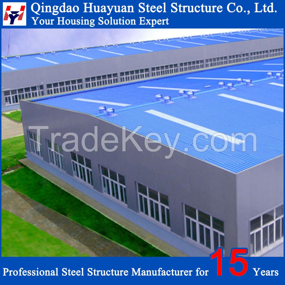 China Supplier Prefabricated Steel Construction Warehouse