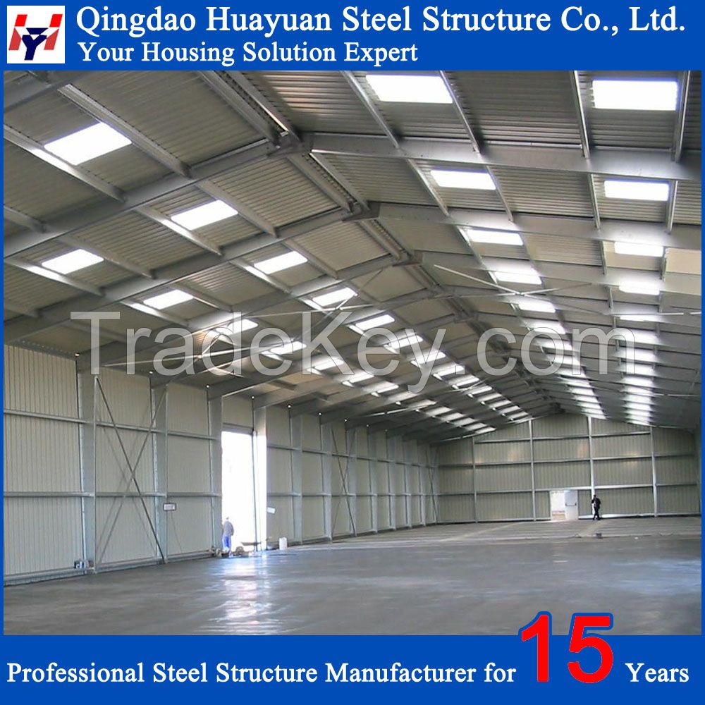 China Supplier Prefabricated Steel Construction Warehouse