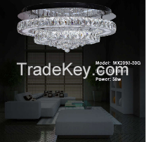 Modern crystal ceiling light pendant lamp