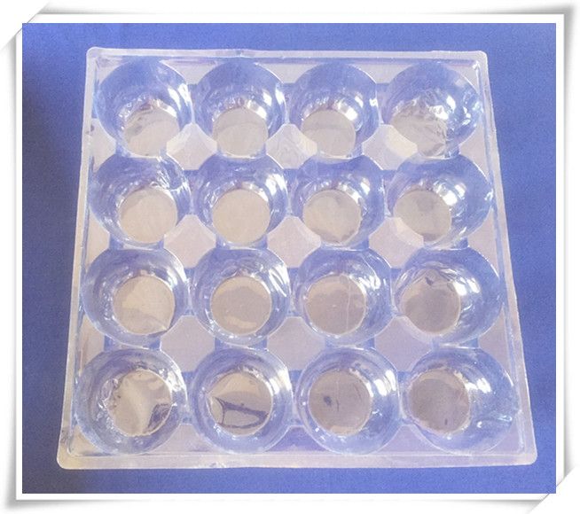 Clear PVC blister packing tray