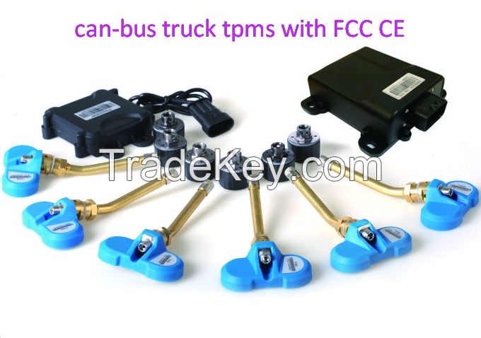 Tire Pressure Monitoring System CANbus platform TPMS for Truck BUS Heavy-duty Vehicles