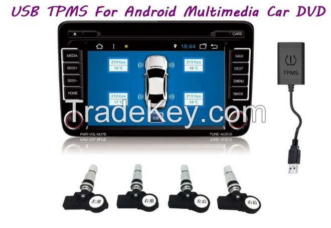 USB TPMS For Android Navigation Multimedia Car DVD