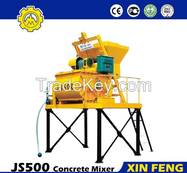 JS500 Concrete mixer price made in China