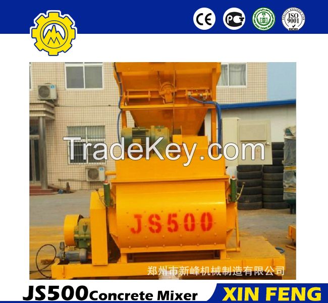 JS500 Concrete mixer price made in China