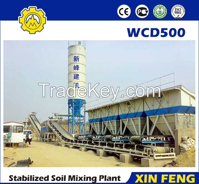 500t/h dry concrete batching plant / stabilized soil batching plant