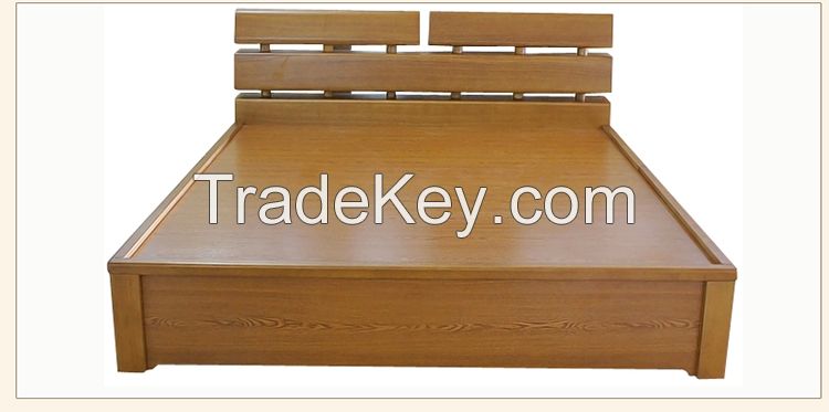 pure wood double bed