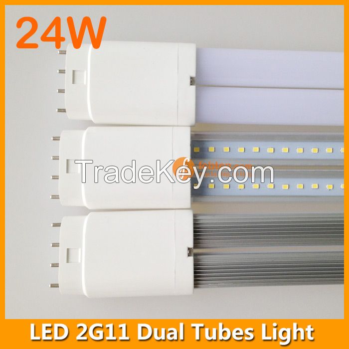 24W LED 2G11 Dual Tubes Light 542mm 4pins