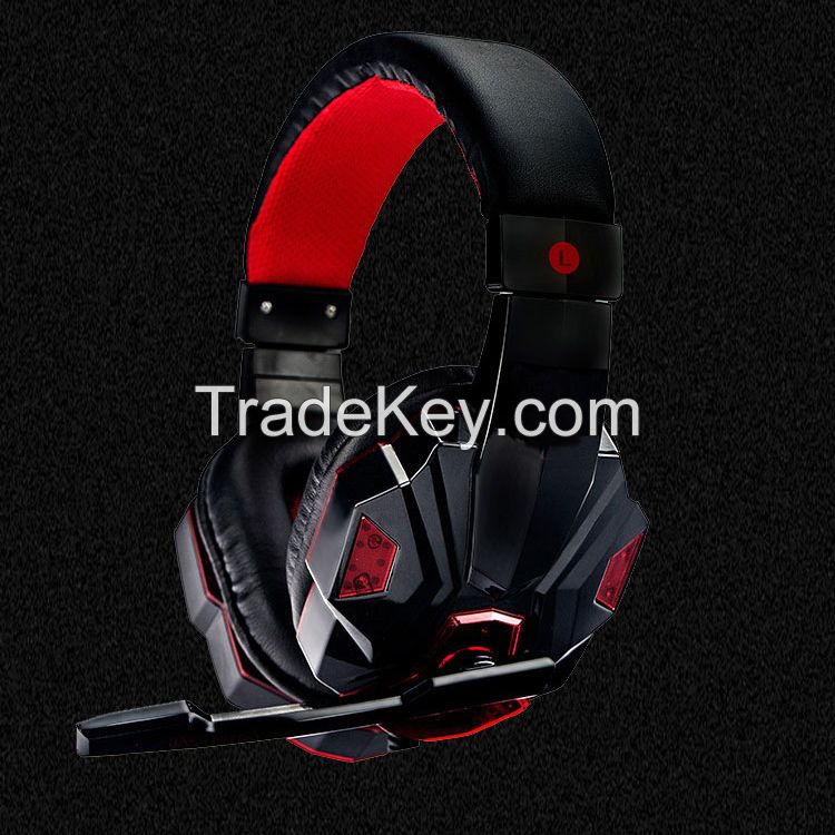 Popular LED gaming Headset computer headphone for game player