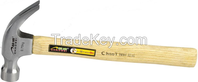 claw hammer  wooden handle