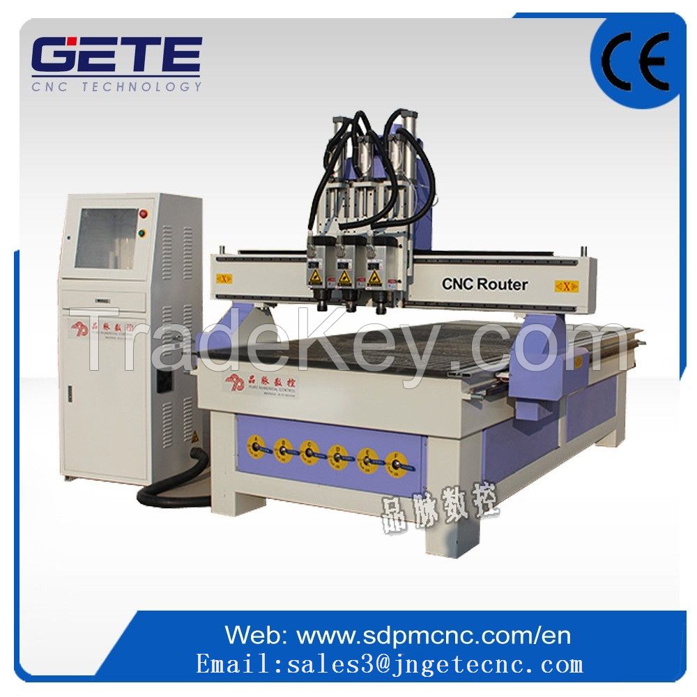 ATC Cylinder processing wood cnc router 