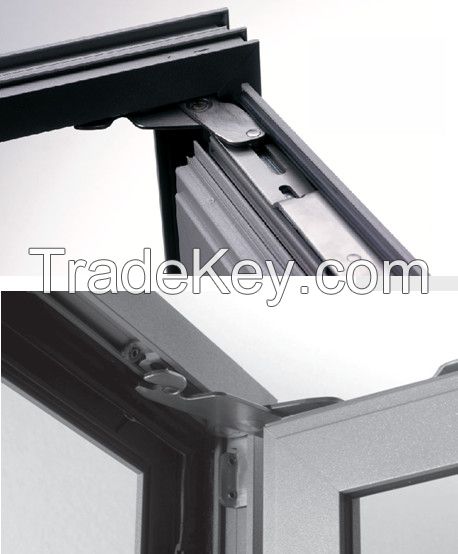 75S Aluminium Casement Windows with high heat insulation