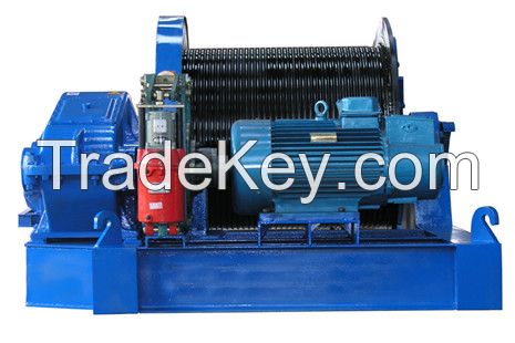 Low speed electric winch