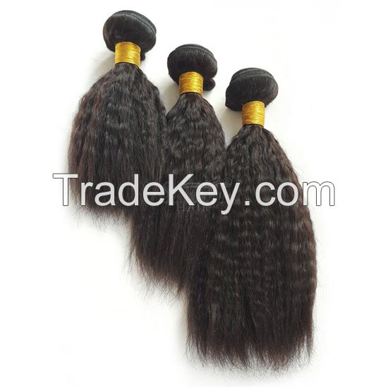 Brazilian/Malaysian/Peruvian/Mongolian/Indian virgin human hair weft 8A grade