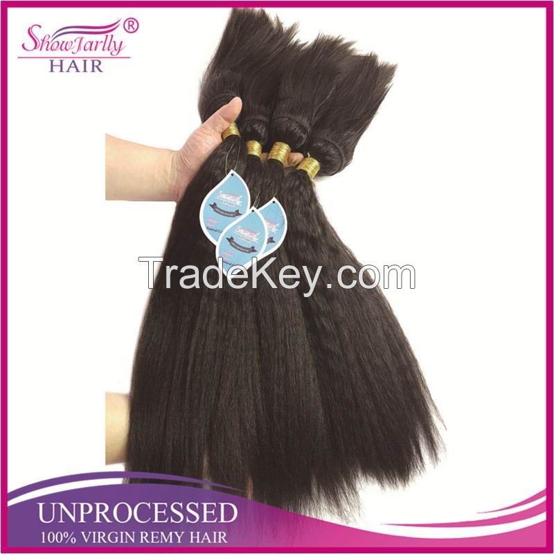 hot sale no glue no thread no clips 100% virgin human hair braid in weave braid in bundles hair 