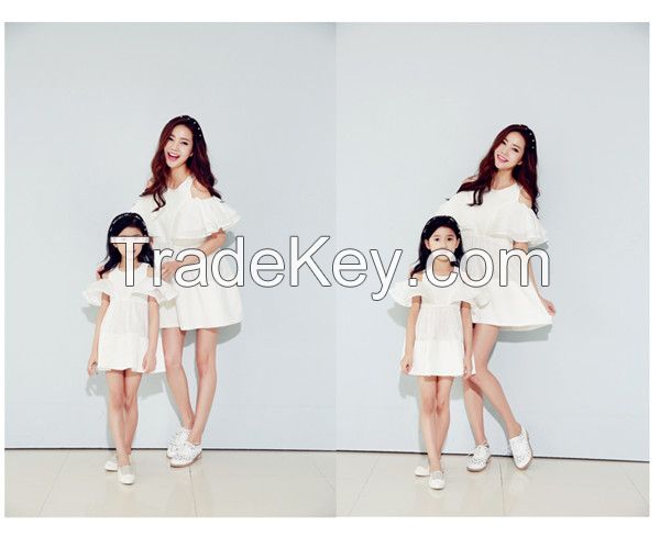 Summer mother and daughter dress