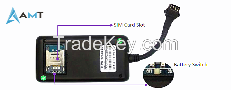 Wireless (RF) relay Vehicle GPS Tracker MT65 With Microphone and SOS