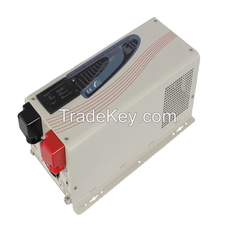 1000W 2000W 3000W 4000W 5000W 6000W 12V 24V 48V DC 110V 230V AC Solar Power Inverter with Charger