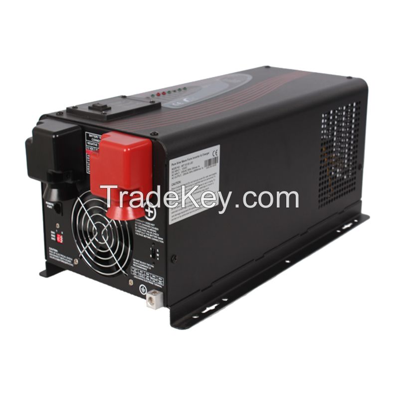 1000W 2000W 3000W 4000W 5000W 6000W 12V 24V 48V DC 110V 230V AC Solar Power Inverter with Charger