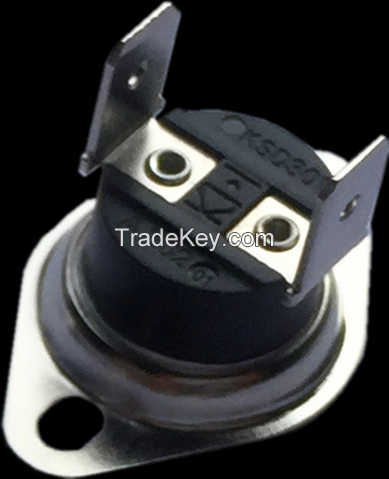 Quality Thermostat thermal sensor bimetal temperature thermostat .Heating pads water heater Parts from quality exporters 