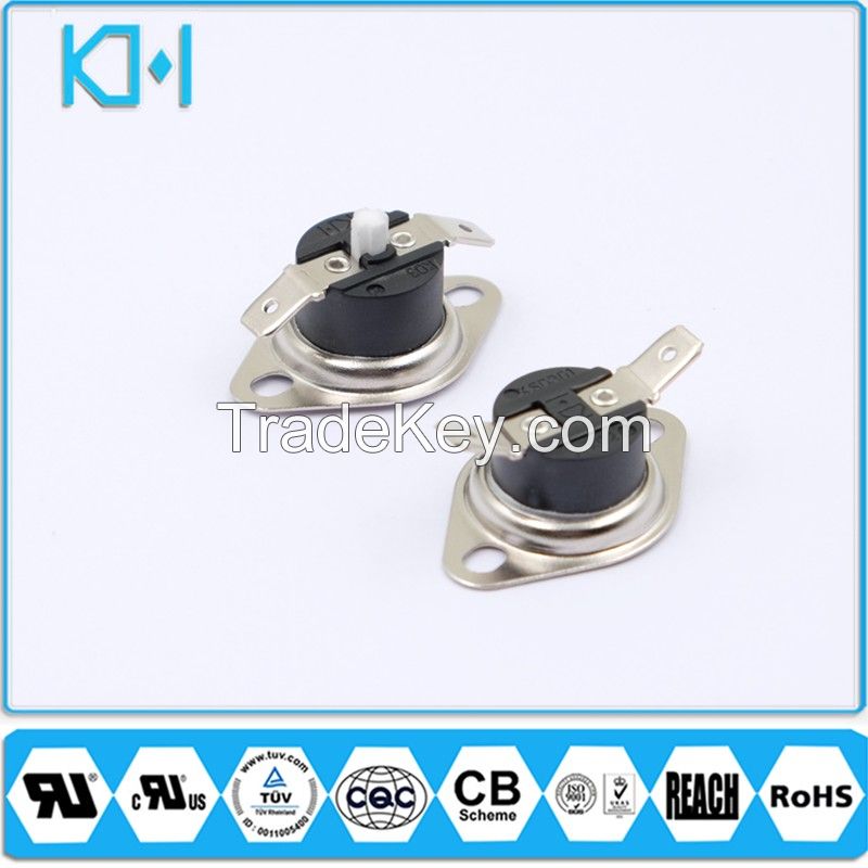 kSD301 Thermal Switch Temperture Switch 16A 250V Bimetal Disc Thermostat For Electric Household Appliances