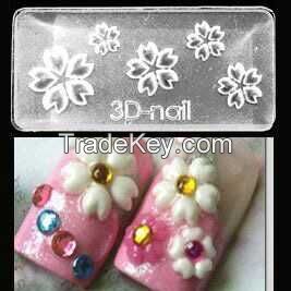 3D nail art mould / 3D nail acrylic art mould